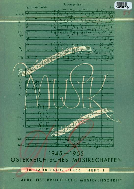 Österreichisches musikschaffen 1945 - 1955