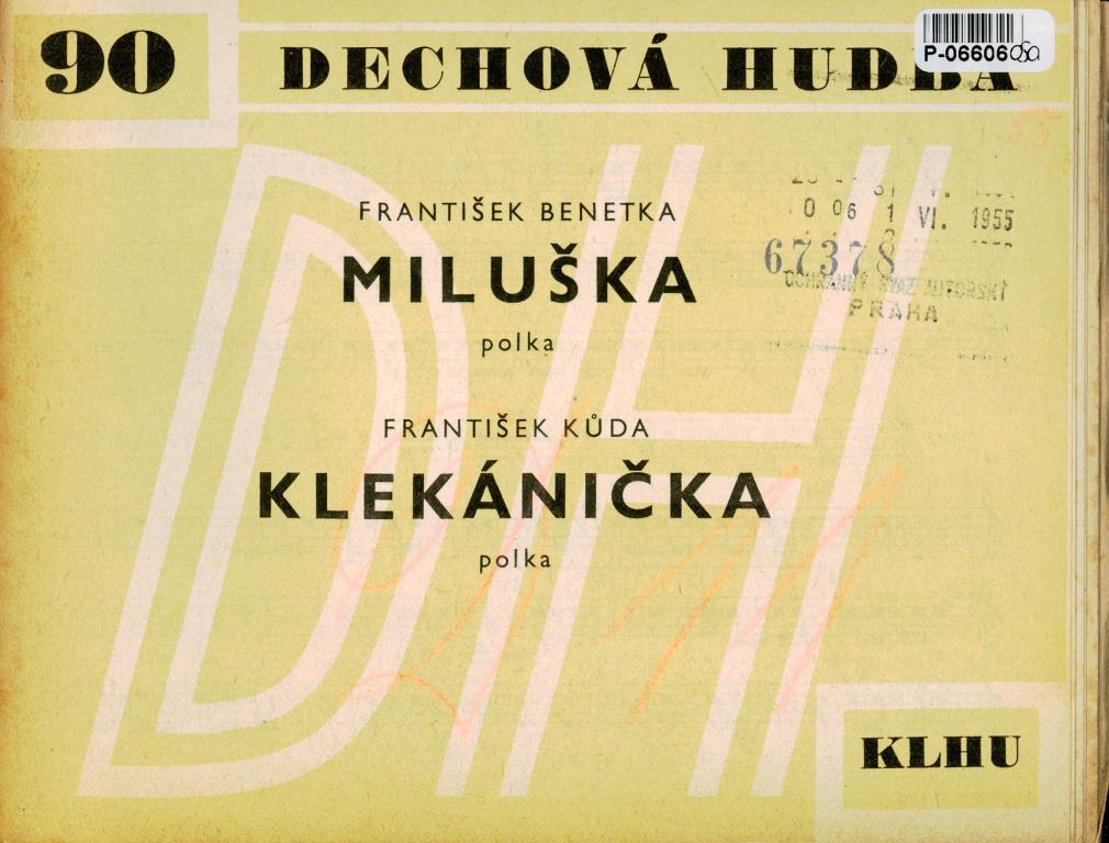 Dechová hudba 90 - Miluška, Klekánička