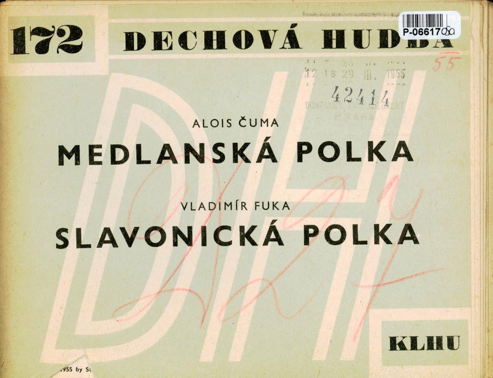 Dechová hudba 172 - Medlanská polka, Slavonická polka