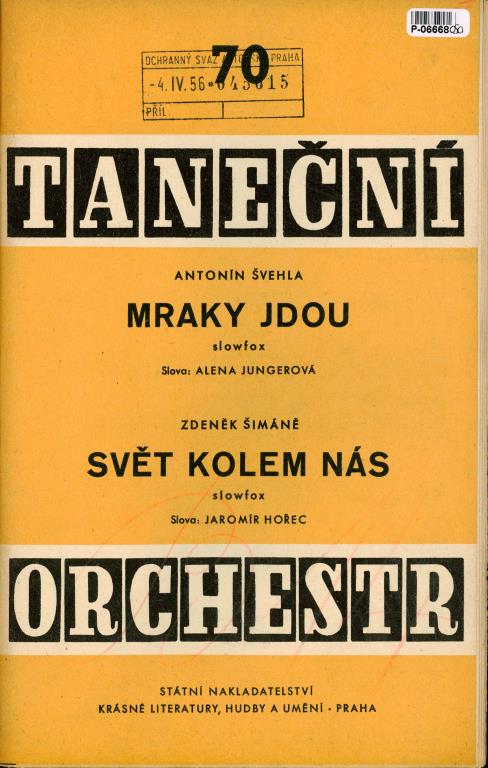 Taneční orchestr 70 - Mraky jdou, Svět kolem nás