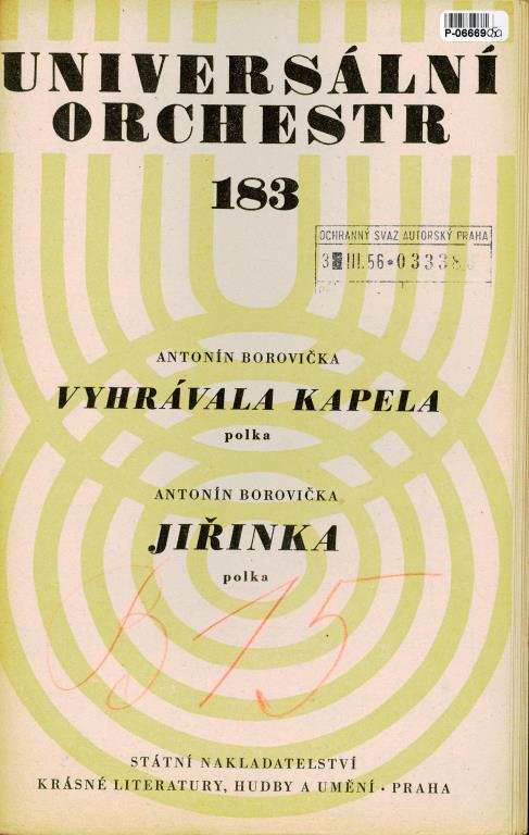Universální orchestr 183 - Vyhrávala kapela, Jiřinka