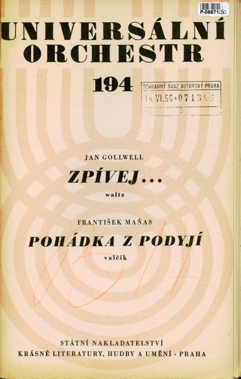 Universální orchestr 194 - Zpívej..., Pohádka z Podyjí