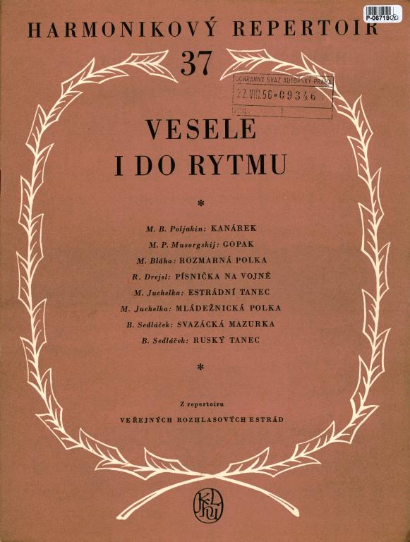 Harmonikový repertoir 37 - Vesele i do rytmu