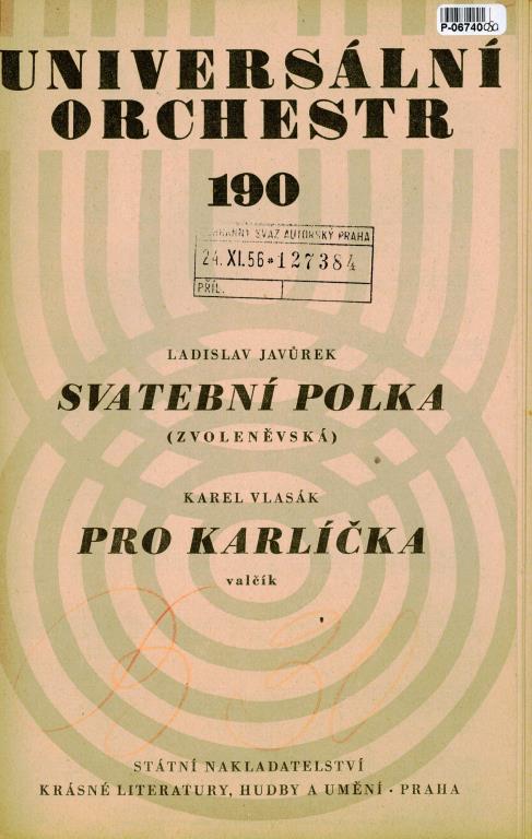 Universální orchestr 190 - Svatební polka, Pro Karlíčka