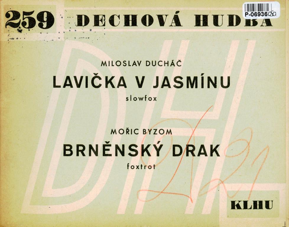 Dechová hudba 259 - Lavička v jasmínu, Brněnský drak