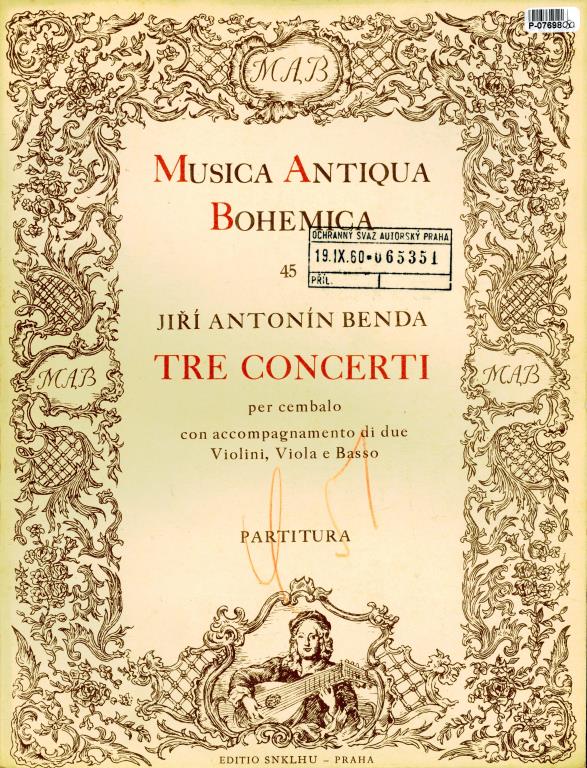 Musica Antiqua Bohemica - Tre Concerti