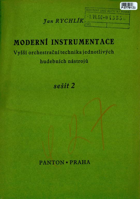 Moderní instrumentace sešit 2