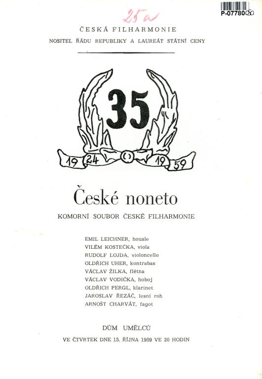 Česká filharmonie 35 - České noneto
