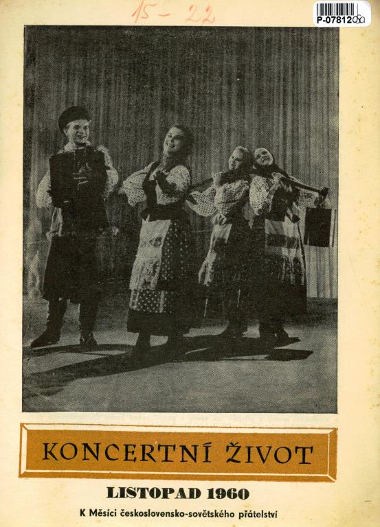 Koncertní život listopad 1960