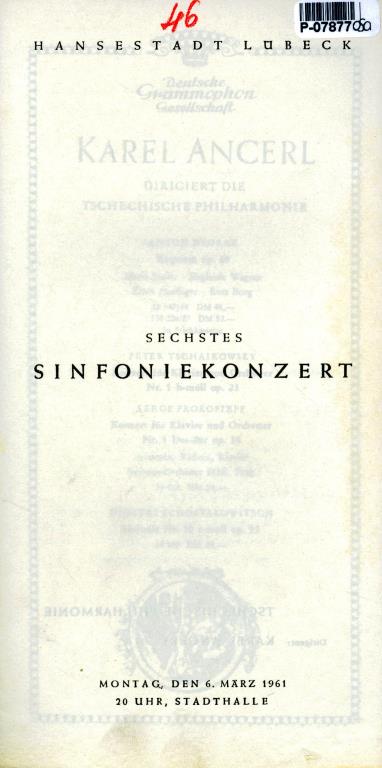 Sechstes Sinfoniekonzert