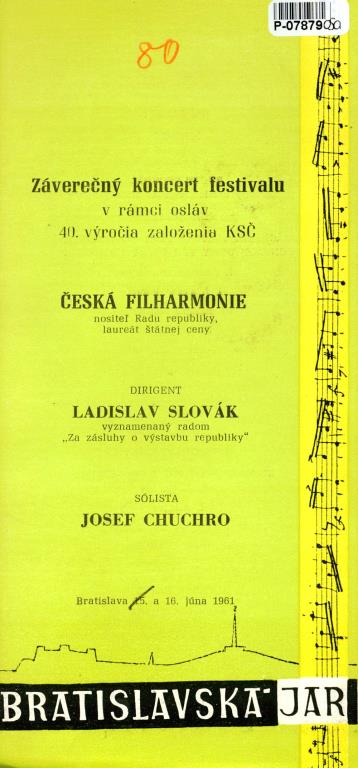 Česká filharmonie - Bratislavská Jar