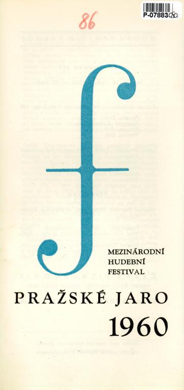 Mezinárodní hudební festival - Pražské jaro 1960