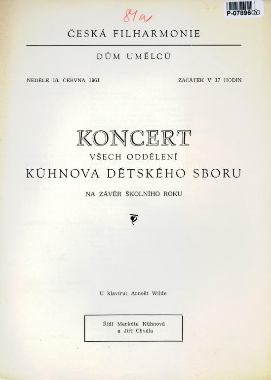 Česká filharmonie - Koncert všech oddělení Kühnova dětského sboru