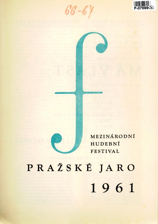 Mezinárodní hudební festival - Pražské jaro 1961