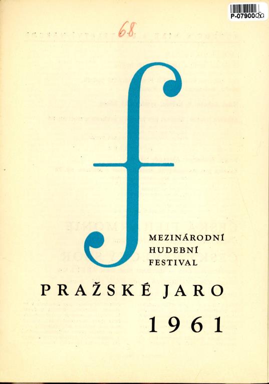 Mezinárodní hudební festival - Pražské jaro 1961