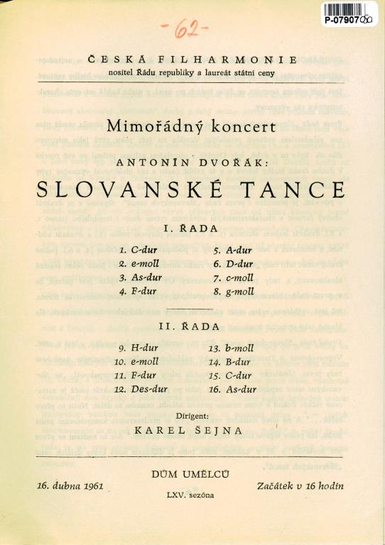 Česká filharmonie - Slovanské tance