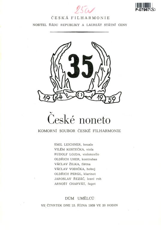 Česká filharmonie 35 - České noneto