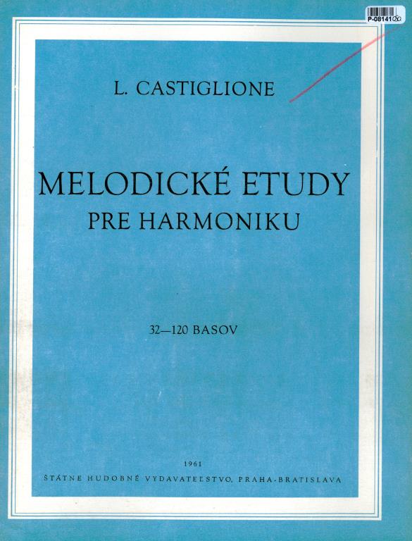 Melodické etudy pre harmoniku