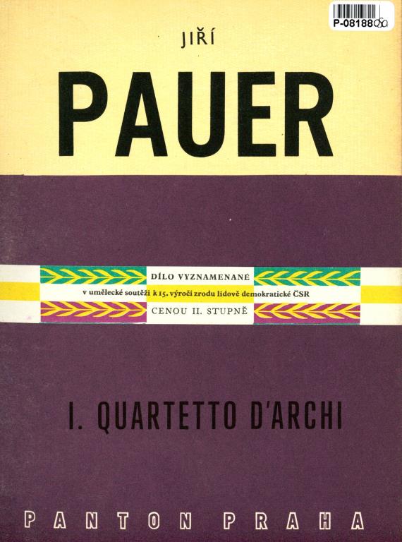 I. Quartetto d´archi