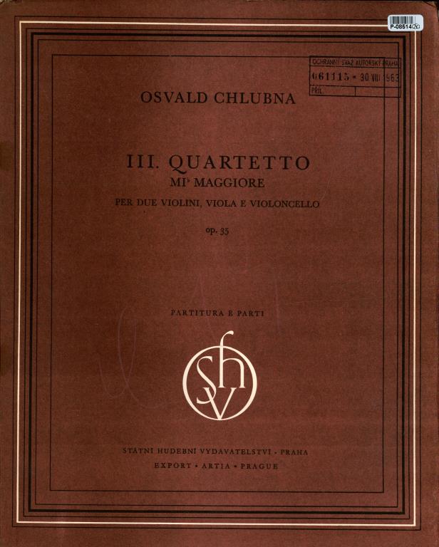 III. Quartetto