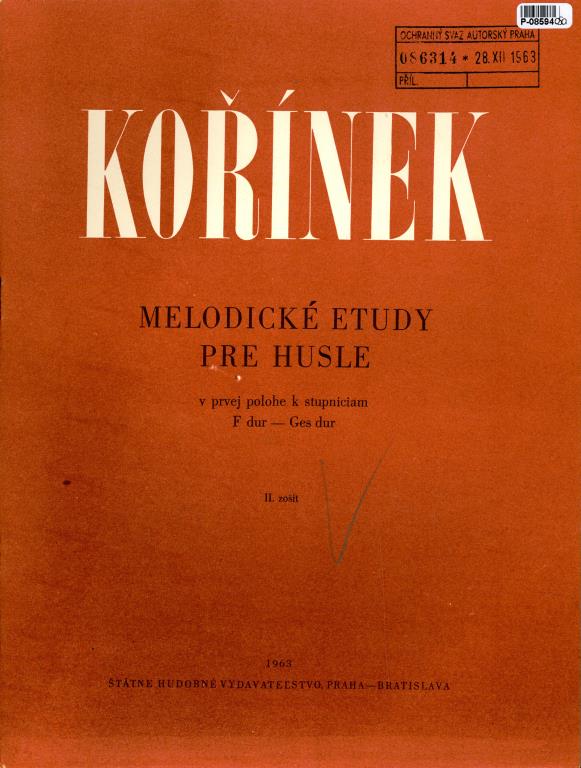 Melodické etudy pre husle