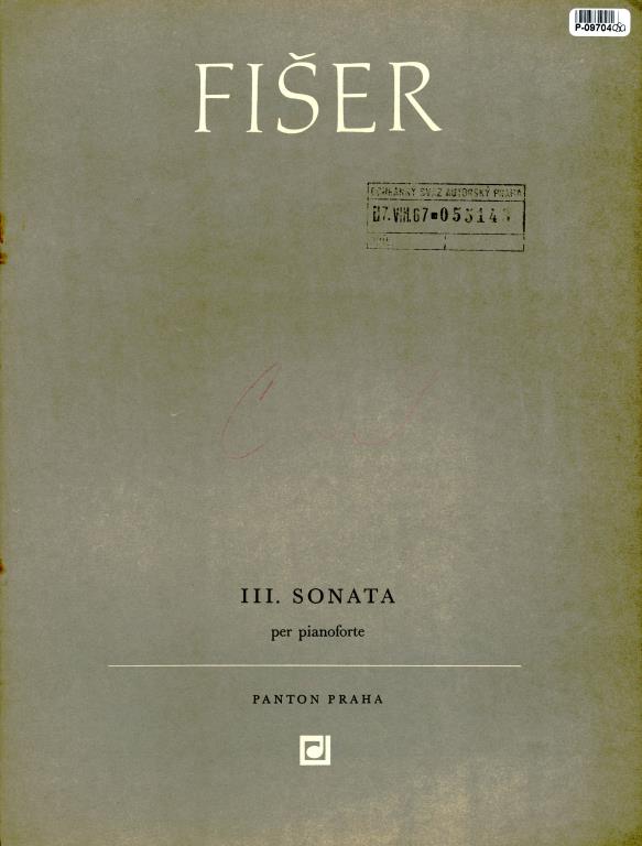 III. Sonata per pianoforte