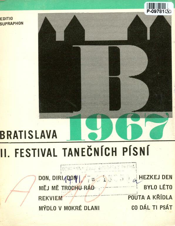 II. Festival tanečních písní Bratislava 1967