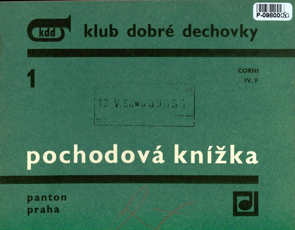 Klub dobré dechovky 1 - Pochodová knížka