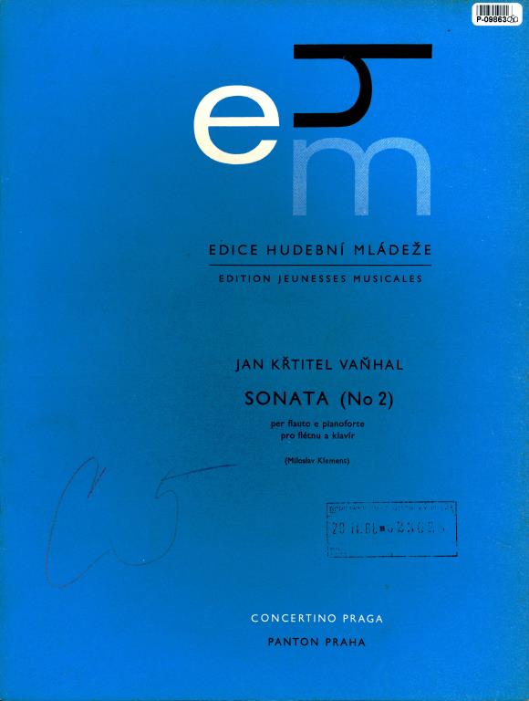 Edice hudební mládeže - Sonata (No. 2)