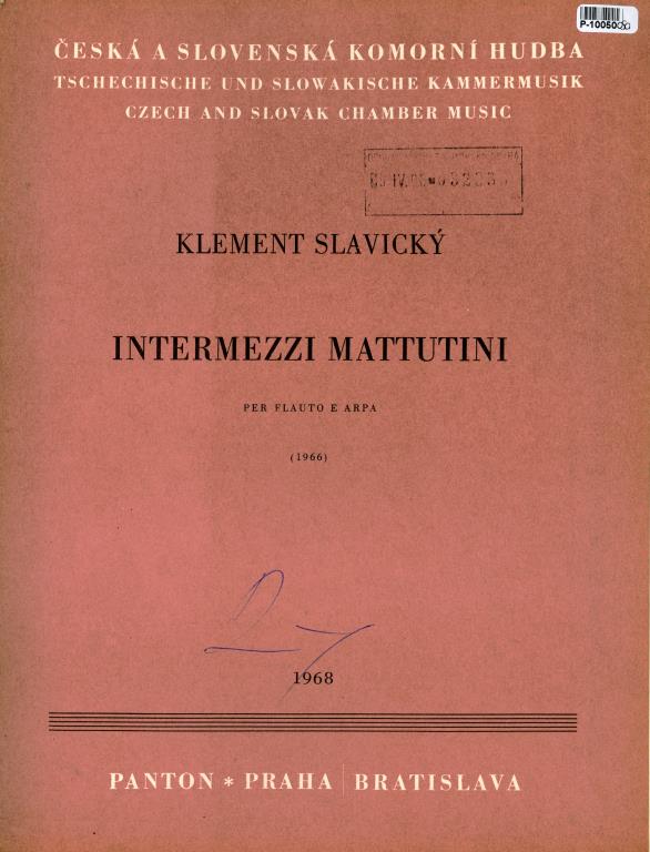 Intermezzi mattutini