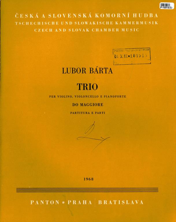 Trio per violino, violoncello e pianoforte