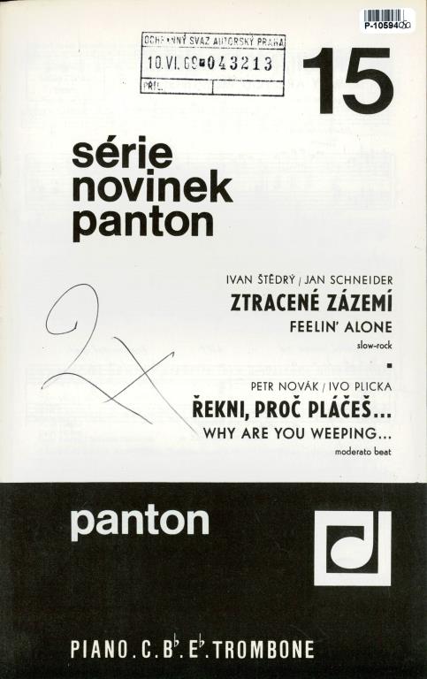 Série novinek panton 15