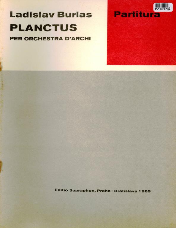 Partitura - Planctus