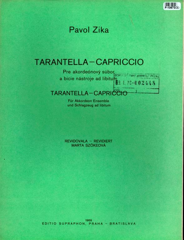 Tarantella-Capriccio