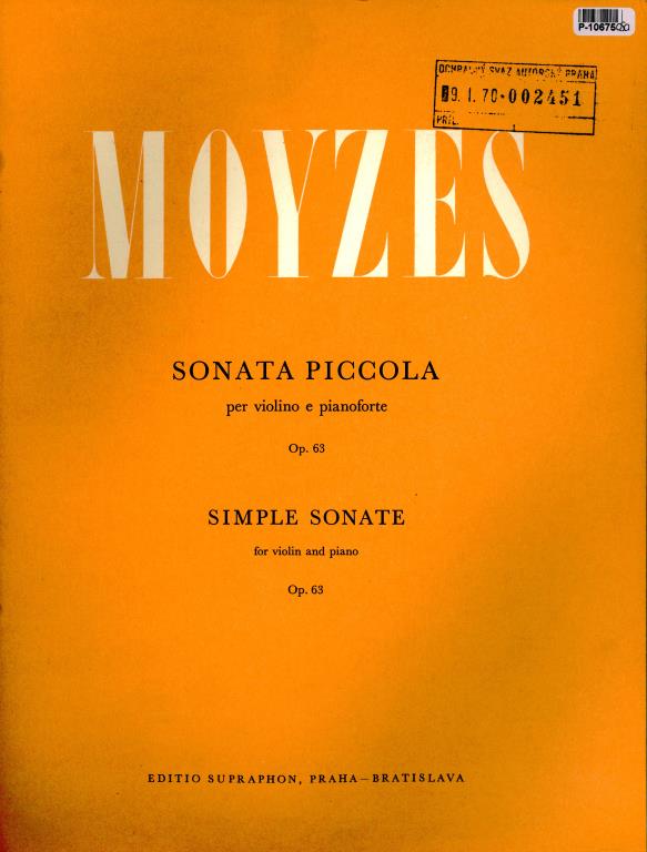 Sonata piccola Op.63