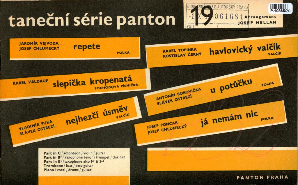 Taneční série panton 19