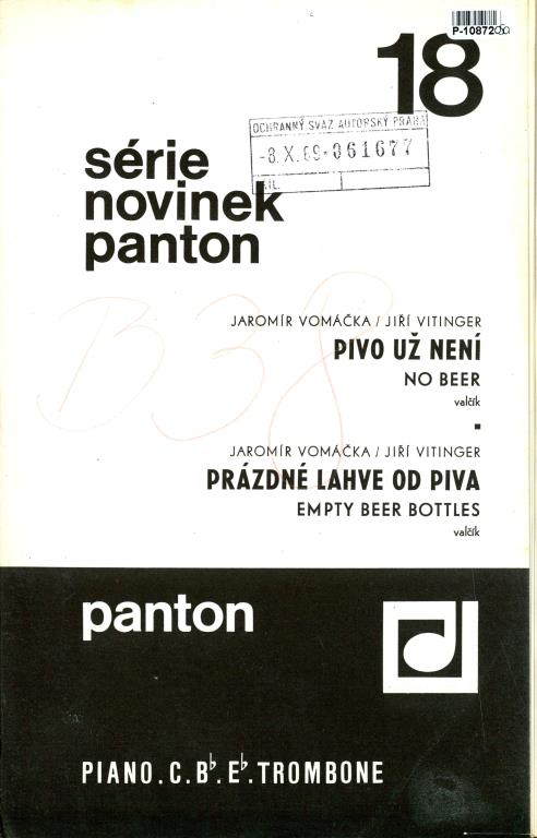 Série novinek panton 18