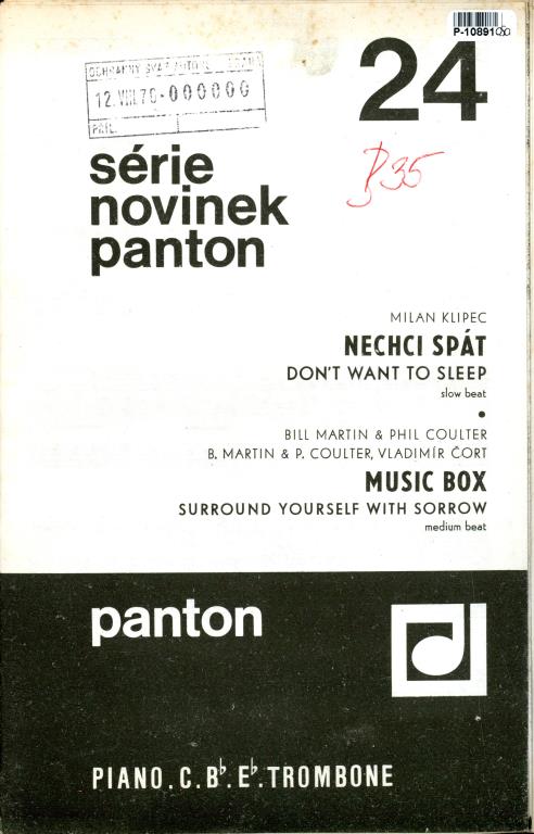 Série novinek panton 24