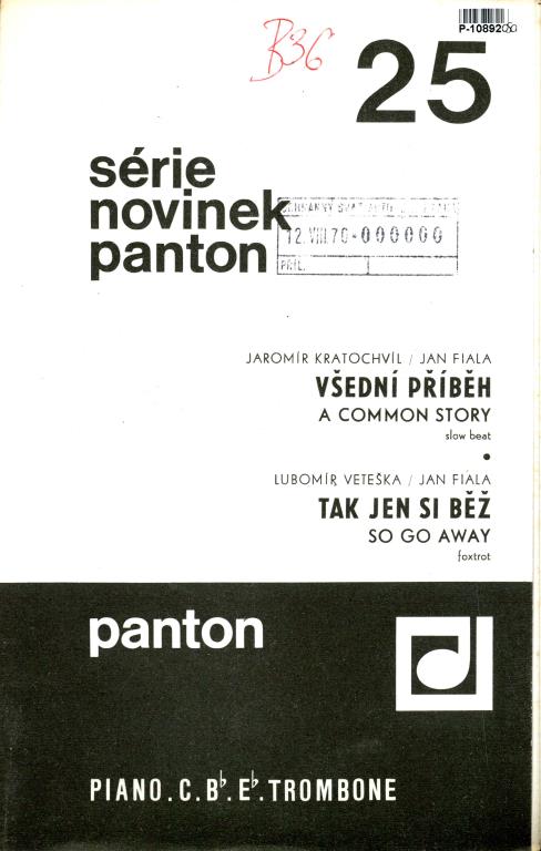 Série novinek panton 25