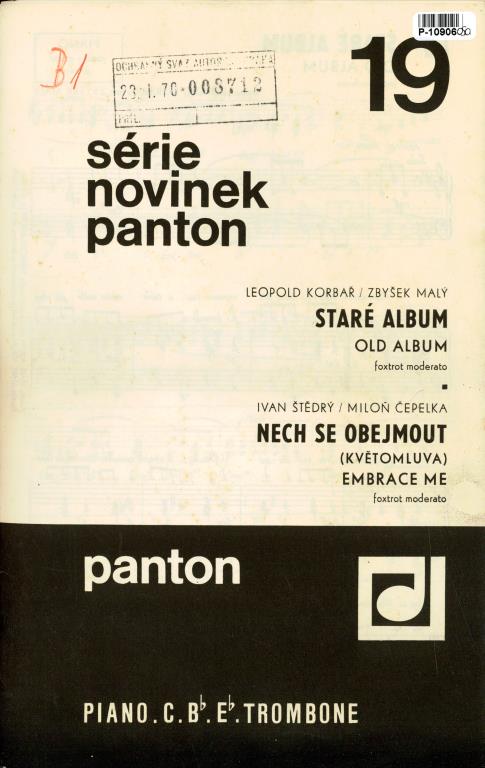 Série novinek panton 19