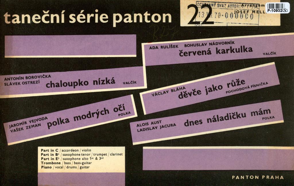 Taneční série panton 22