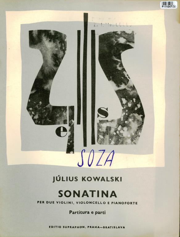 Sonatina per due violini, voiloncello e pianoforte