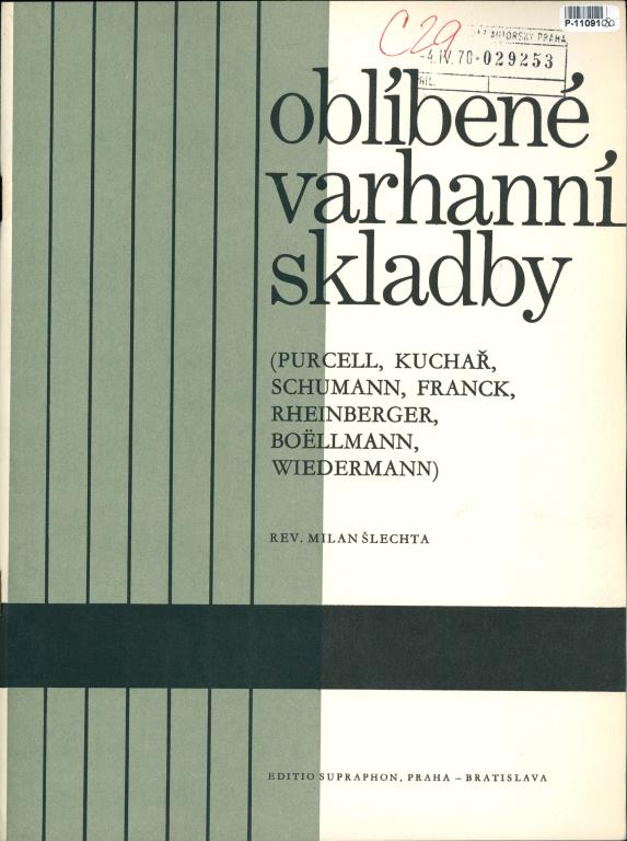 Oblíbené varhanní skladby