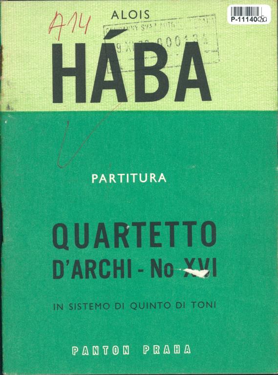 Quartetto d'archi no XVI