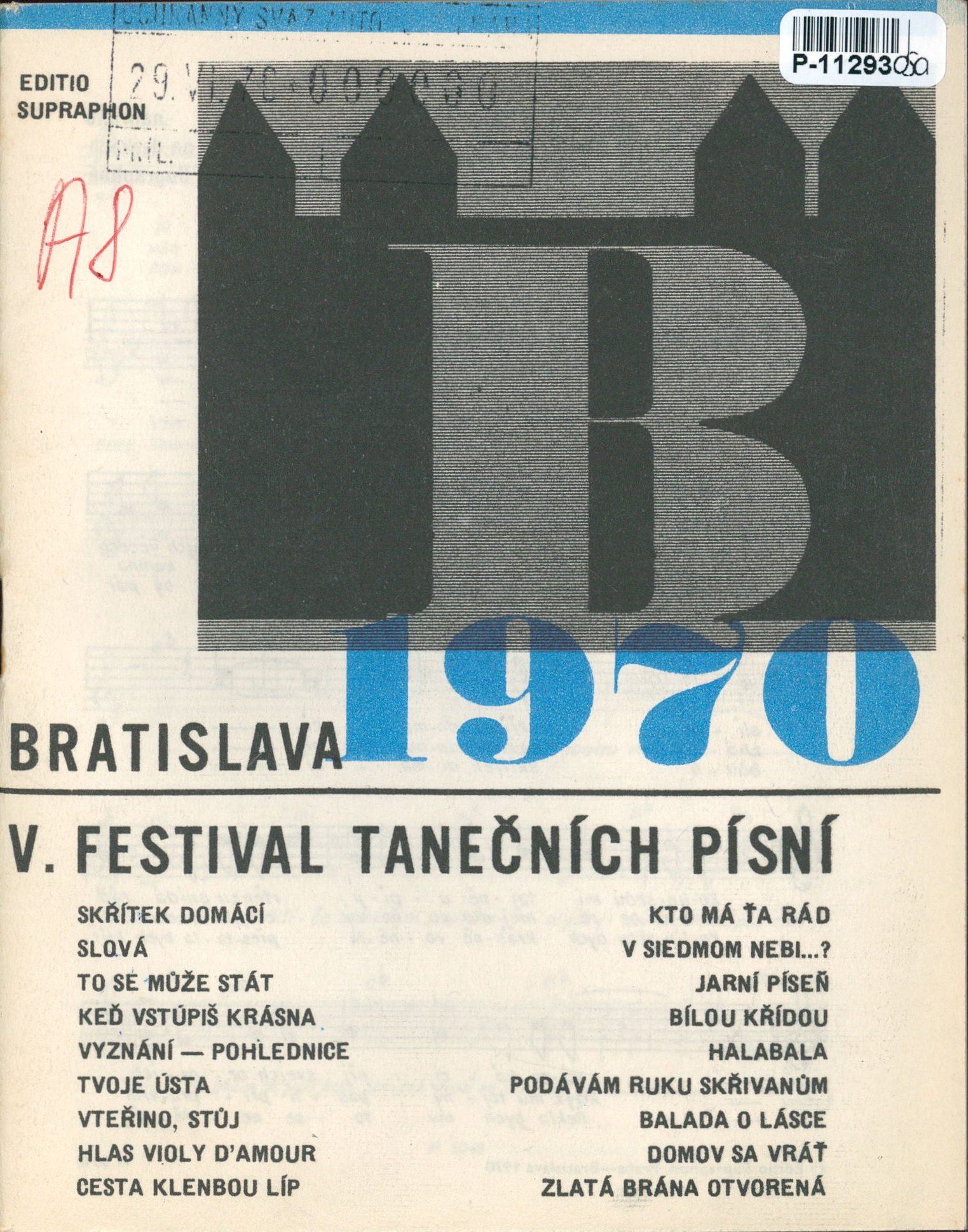 Bratislava 1970 - V. festival tanečních písní