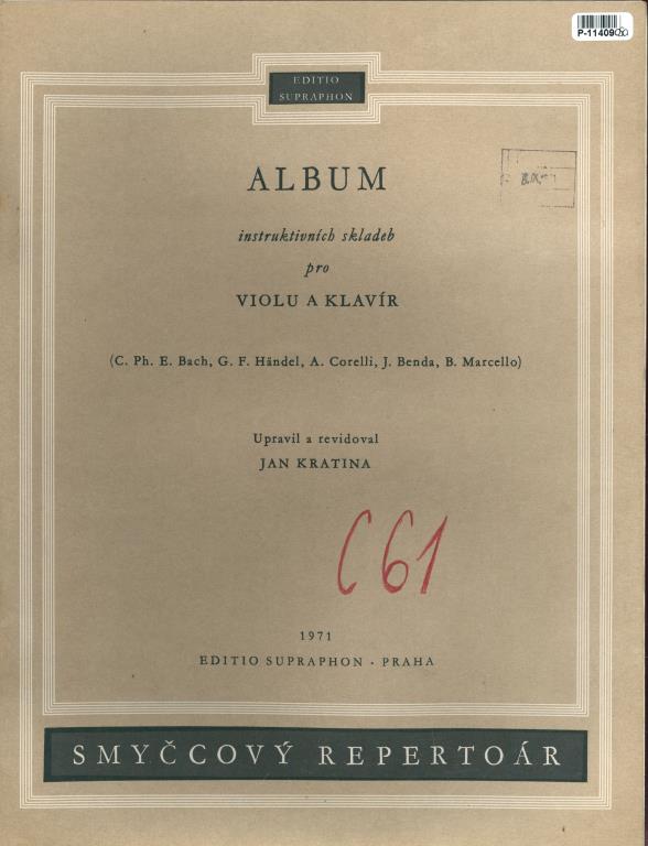 Album instruktivních skladeb pro violu a klavír