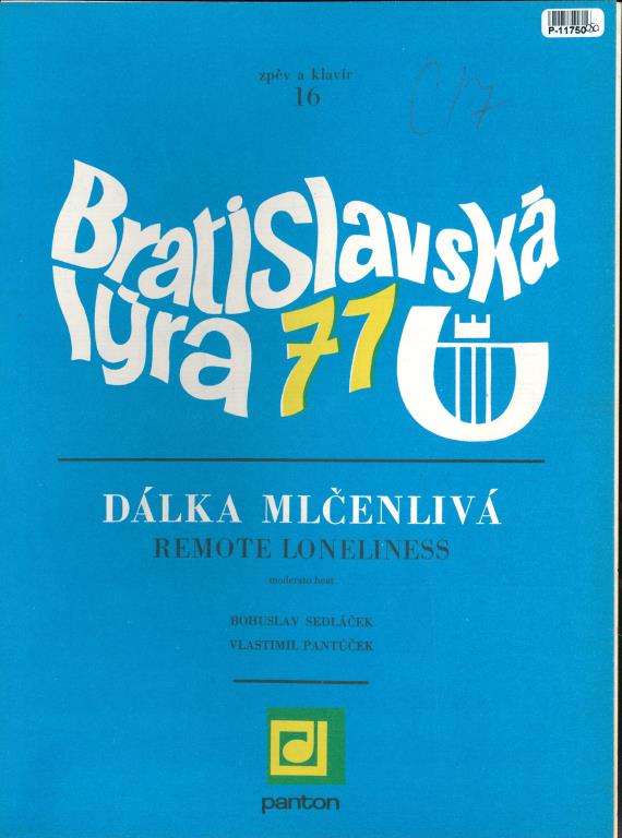 Zpěv a klavír 16 - Bratislavská lyra 71