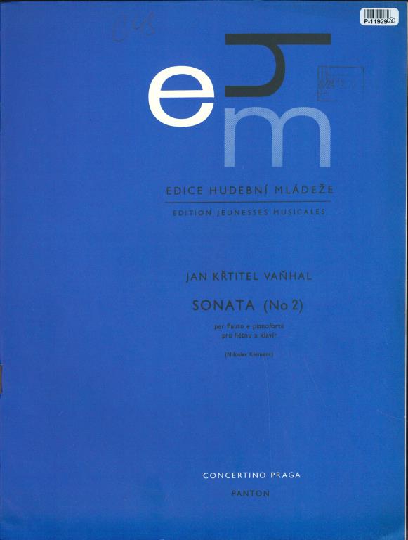 Edice hudební mládeže - Sonata (No 2)