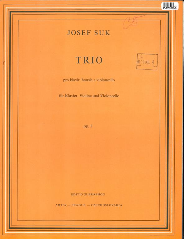 Trio pro klavír, housle a violoncello
