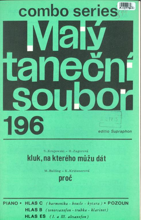 Malý taneční soubor 196